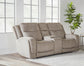 Penfield - Power Zero G Console Loveseat With Heat, Massage & Speaker P3 - Frappe