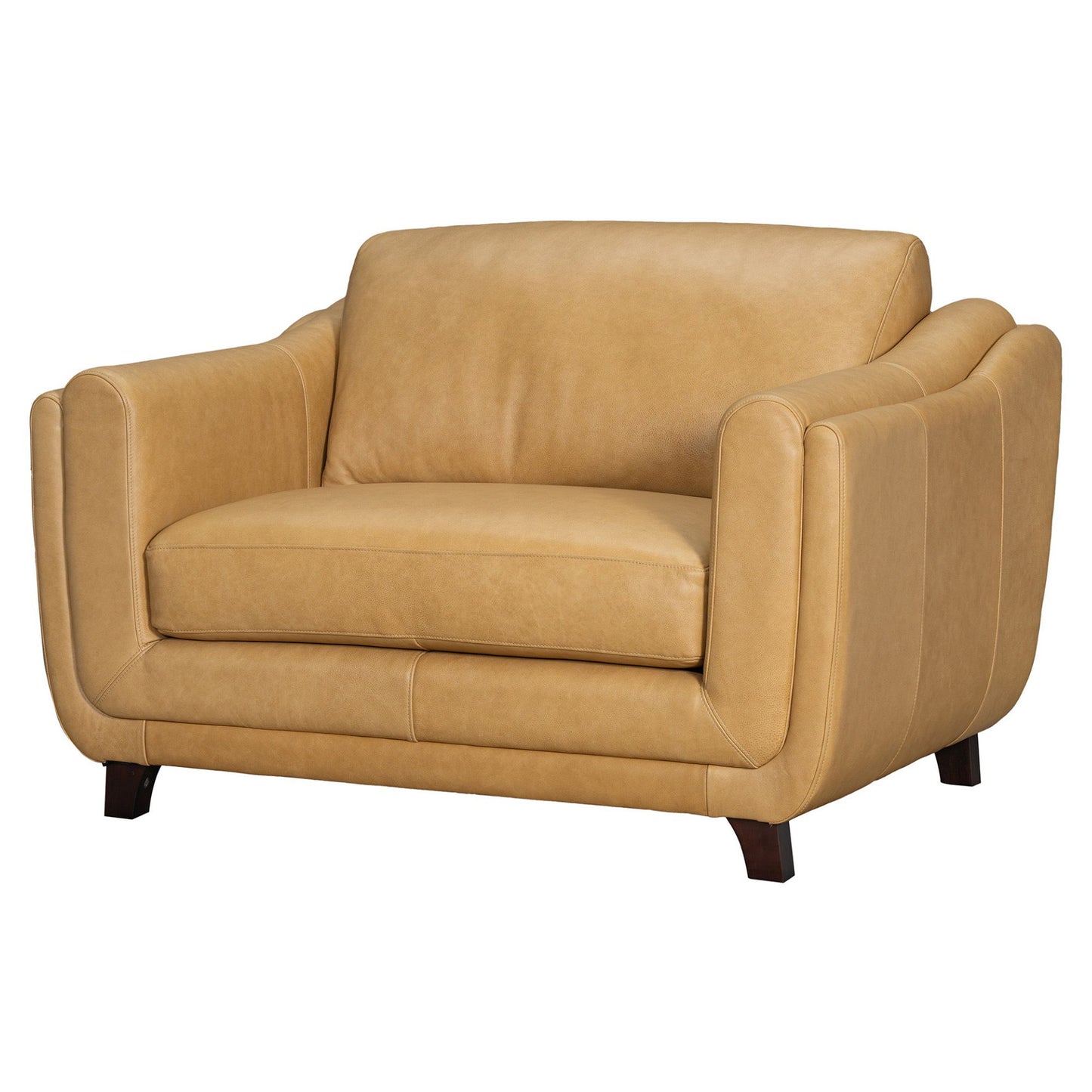 Hayden - Stationary Chair And A Half With Ottoman - Renaissance Marigold