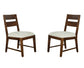 Portico - Ladderback Dining Chair (Set of 2) - Warm Brown