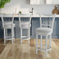 Americana Modern Dining - Spindle Back Swivel Barstool - Cotton