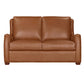 Channing - Stationary Loveseat - Renaissance Cinnamon