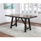 Halle - Counter Table With 18" Leaf - Dark Brown