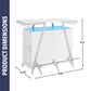 Zena - 3 Piece Bar Set - White