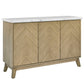 Vida - Marble Top Server - White