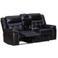 Clayton - Manual Reclining Console Loveseat - Phantom