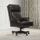 Dc#105 - Leather Desk Chair - Pacific Brown