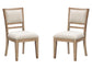Breckenridge - Upholstered Dining Chair (Set of 2) - Brown