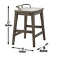 Ryan - Counter Stool - Light Brown