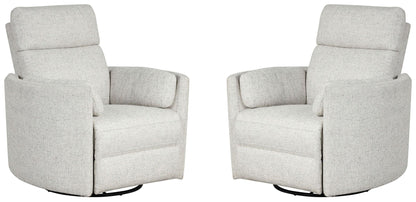 Radius - Power Swivel Glider Recliner (Set of 2)