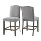 Grayson - Counter Chair - Gray / Light Brown