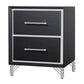 Ava - 2 Drawer Nightstand - Ebony