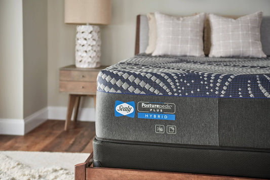 Sealy Posturepedic® Plus Brenham Firm 13.5” Hybrid Mattress - Mattress Overstock | Mattress Store | Kentucky