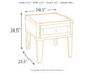 Todoe Rectangular End Table