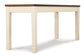 Whitesburg Large Dining Room Bench