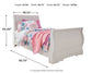 Anarasia  Sleigh Bed