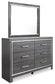 Lodanna King Panel Bed with 2 Storage Drawers, Dresser, Mirror, Chest and Nightstand