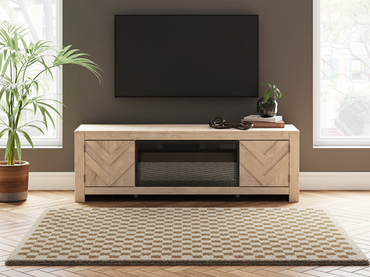 Cayboni 71" TV Stand with Electric Fireplace