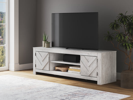 Cayboni LG TV Stand w/Fireplace Option