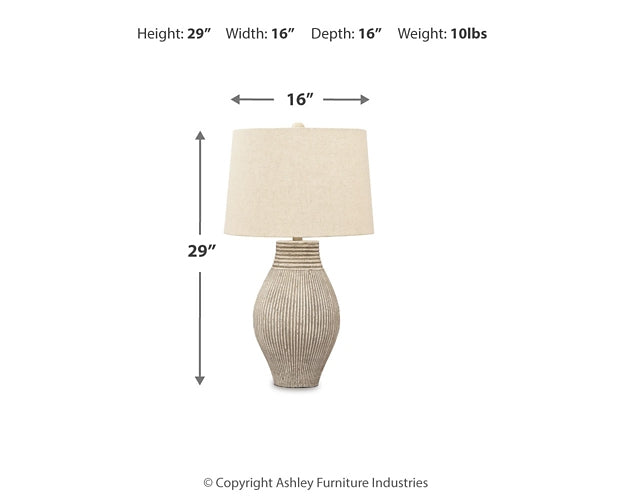 Layal Paper Table Lamp (1/CN)