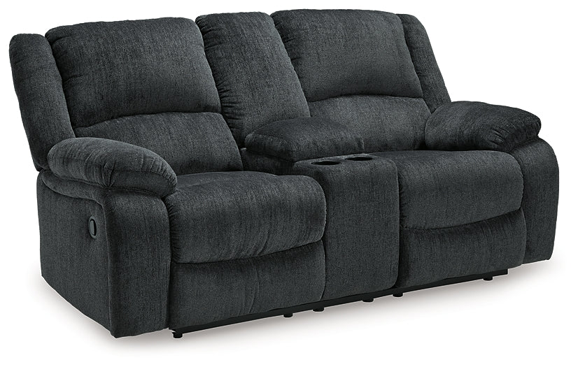 Draycoll DBL Rec Loveseat w/Console