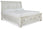 Robbinsdale Queen Sleigh Bed with Storage Antique White