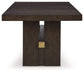 Burkhaus RECT Dining Room EXT Table