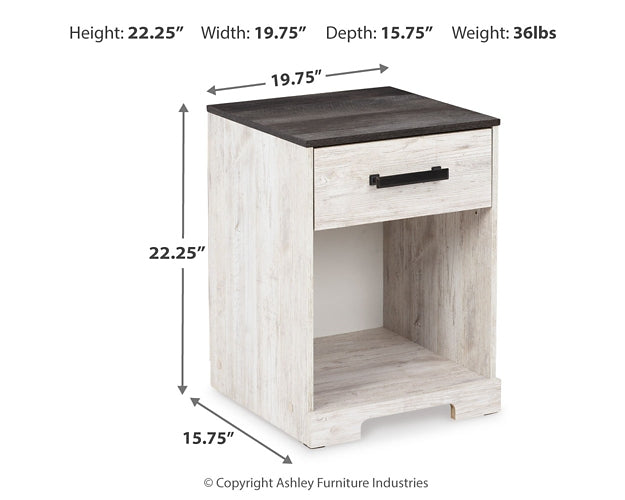Shawburn One Drawer Night Stand