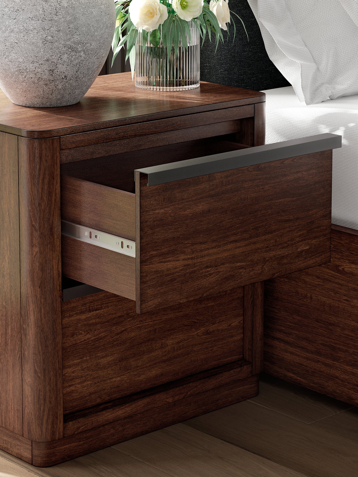 Dilenno Two Drawer Night Stand