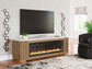 Camdill 80" TV Stand with Electric Fireplace