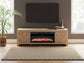 Cayboni 71" TV Stand with Electric Fireplace