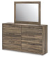 Elbrim Dresser and Mirror