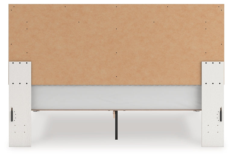 Zuraleus King Upholstered Panel Platform Bed