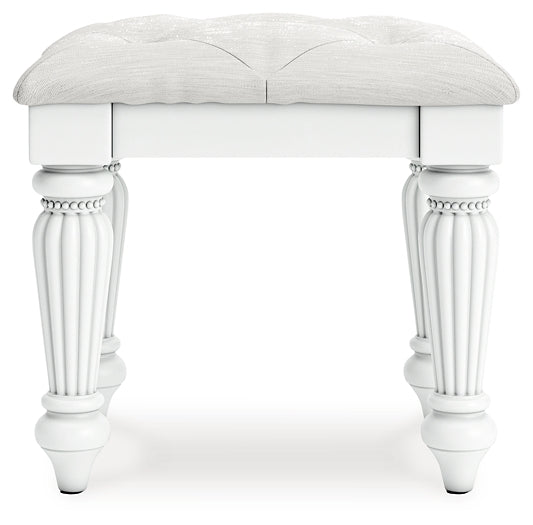 Kozlani Vanity Upholstered Stool