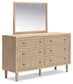 Cielden King Panel Headboard, Dresser, Mirror, Chest and Nightstand