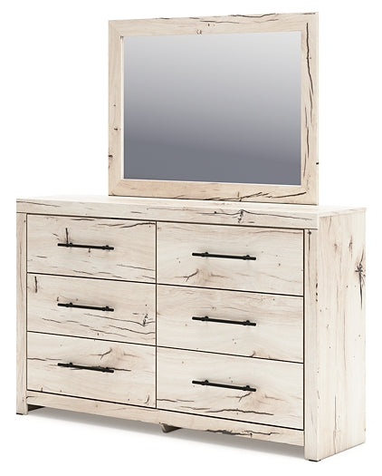 Lawroy Full Panel Headboard, Dresser, Mirror and Nightstand