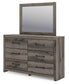 Graystorm Queen Panel Bed, Dresser, Mirror and Nightstand
