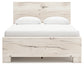 Lawroy Queen Panel Bed with Storage, Dresser, Mirror and Nightstand