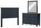 Landocken Full Panel Headboard, Dresser and Mirror