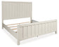 Shaybrock King Panel Bed, Dresser, Mirror and Nightstand