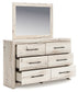 Lawroy King Panel Bed, Dresser, Mirror and Nightstand