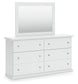 Bostwick Shoals King Panel Bed, Dresser and Mirror