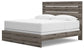 Graystorm King Panel Bed, Dresser, Mirror, Chest and Nightstand