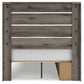 Graystorm Full Panel Storage Bed, Dresser, Mirror and Nightstand