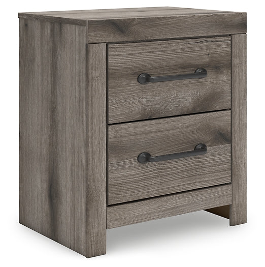 Graystorm Twin Panel Storage Bed, Dresser, Mirror and Nightstand