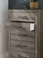 Graystorm Full Panel Storage Bed, Dresser, Mirror, Chest and Nightstand