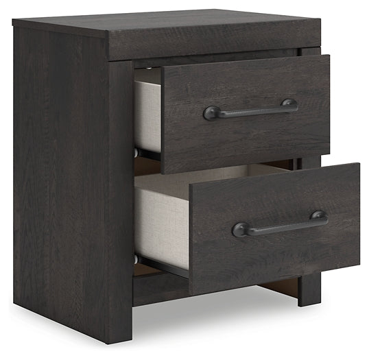 Hollivern Twin Panel Storage Bed, Dresser, Mirror and Nightstand