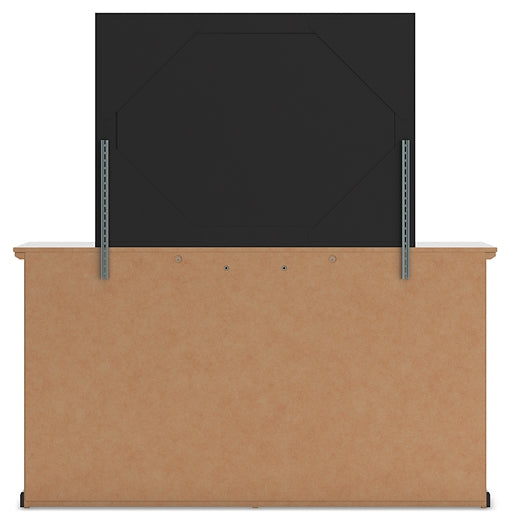 Maribel Queen Panel Bed, Dresser, Mirror, Chest and Nightstand