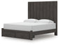 Fraluna King Panel Storage Bed, Dresser, Mirror and Nightstand