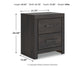 Hollivern Full Panel Bed, Dresser, Mirror, Chest and Nightstand