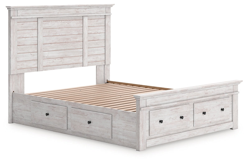 Makidern Queen Panel Storage Bed
